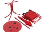 Ladybug Children Outdoor Table and 2 Folding Chairs Parasol