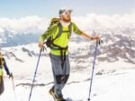 1Pair Folding Walking Hiking Stick Mountaineer Sticks