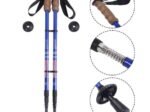 1Pair Folding Walking Hiking Stick Mountaineer Sticks