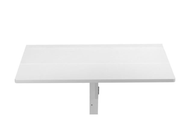 White Pine Wood Folding Wall Table Shelf