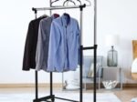 Clothes Rack Wardrobe Racks on Wheels 84 x 43 x (94-168)CM