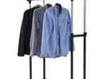 Clothes Rack Wardrobe Racks on Wheels 84 x 43 x (94-168)CM