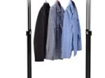 Clothes Rack Wardrobe Racks on Wheels 84 x 43 x (94-168)CM