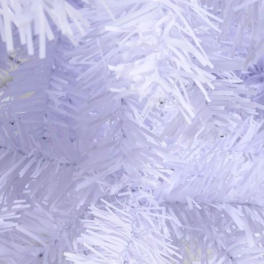 White Artificial Christmas Tree 210cm Metal Stand