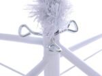 White Artificial Christmas Tree 210cm Metal Stand
