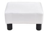 Cube Footrest Stool Pouf Footstool PU Seat