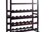 Wine Rack 24-Bottle Glass Holders Bottles Shelf