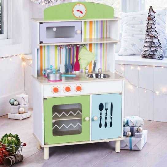 Wooden Children Kitchen Play Educational Game