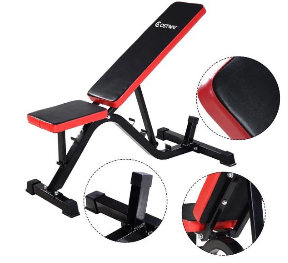 Incline Workout Bench Flat Back Fitness Benches