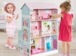 2in1 Children's Dollhouse Kitchen 2 Sided 8 Accessories, Sound, Lights, 3 Floors