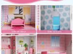 2in1 Children's Dollhouse Kitchen 2 Sided 8 Accessories, Sound, Lights, 3 Floors