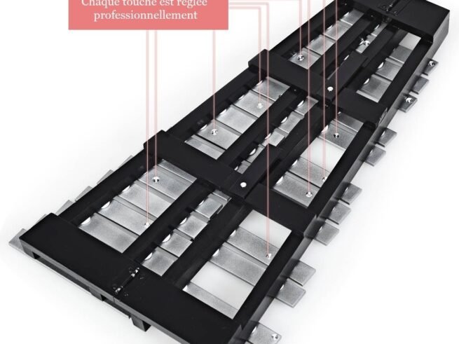 30 Note Glockenspiel Xylophone Wooden Frame Aluminum Bars