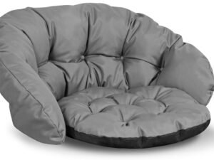 Garden Cushions Set for Chair Sofa Swing Rattan Furniture Waterproof Gray