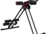 Foldable Abdominal Machine Trainer 4 Adjustable Resistance with LCD Screen