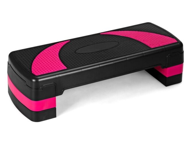 Aerobics Stepper Exercises Step Adjustable Height 3 Levels 10/15/20CM Non-Slip