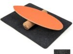 Balance Training Board with Roller and Non-Slip Mat Orange