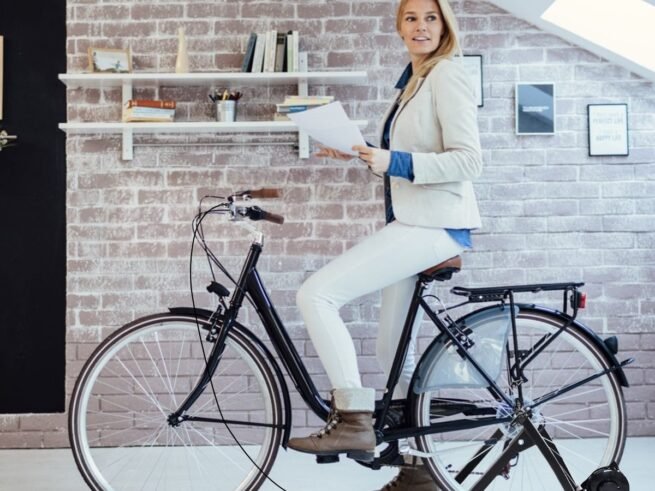 Magnetic Bike Trainer with 8 Resistance Levels