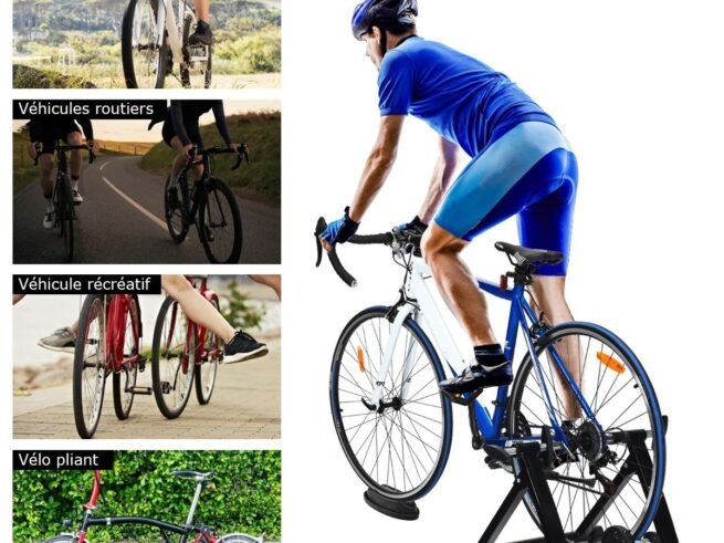 Bike Trainer for 26-28'' Wheel in Steel Load Max 100KG