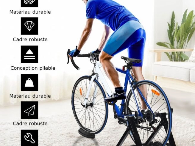 Bike Trainer for 26-28'' Wheel in Steel Load Max 100KG