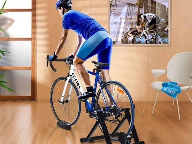 Bike Trainer for 26-28'' Wheel in Steel Load Max 100KG