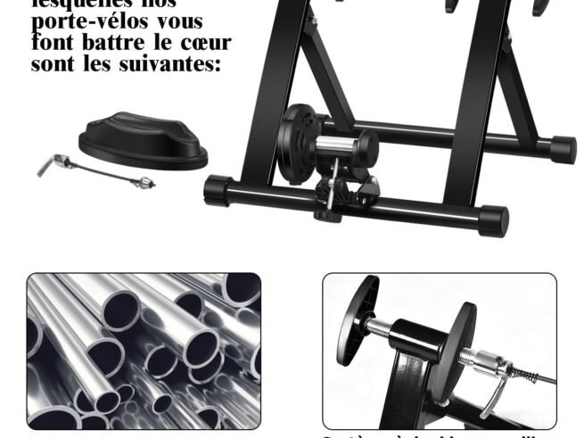 Bike Trainer for 26-28'' Wheel in Steel Load Max 100KG