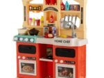 Children's Kitchen with Steam and Boil Effects 69pcs Realistic Lights Sounds