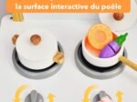 Children's Kitchen 5 Accessories 1 Sink 1 Oven 2 Stoves Imitation Toy