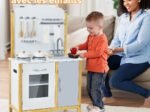 Children's Kitchen 5 Accessories 1 Sink 1 Oven 2 Stoves Imitation Toy