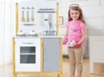 Children's Kitchen 5 Accessories 1 Sink 1 Oven 2 Stoves Imitation Toy