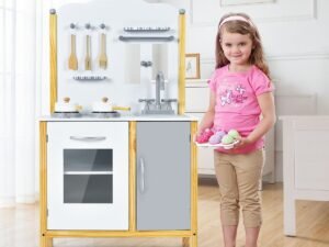 Children's Kitchen 5 Accessories 1 Sink 1 Oven 2 Stoves Imitation Toy