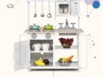 Children's Kitchen with Accessories Microwave Saucepan Utensil Toys Play