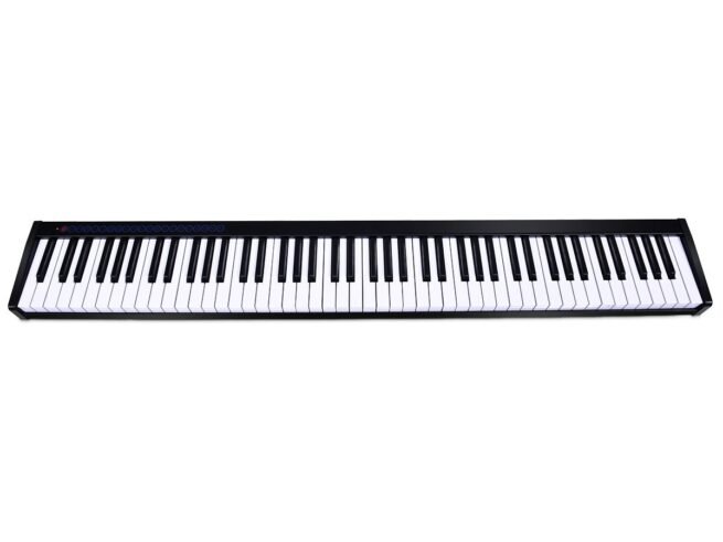 Electric Digital Piano Keyboard 88-Key 128 Rhythms 128 Notes Dynamics Adjustment MIDI/USB Interface