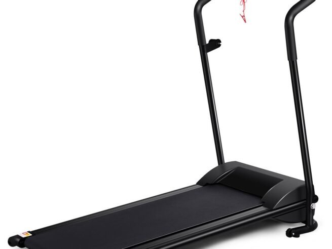Foldable Electric Treadmill 1 to 10 Km/H 12 Programs Safety Key 1.0HP Motor