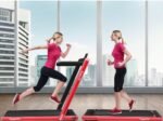 2 in 1 Foldable Electric Treadmill 1 to 12 Km/H 0.75HP Motor Bluetooth Speaker