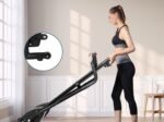 Foldable Electric Treadmill 1 to 10 Km/H 12 Programs Safety Key 1.0HP Motor