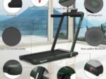 2 in 1 Foldable Electric Treadmill 1 to 12 Km/H 0.75HP Motor Bluetooth Speaker