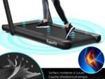 2 in 1 Foldable Electric Treadmill 1 to 12 Km/H 0.75HP Motor Bluetooth Speaker