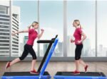 2 in 1 Foldable Electric Treadmill 1 to 12 Km/H 0.75HP Motor Bluetooth Speaker