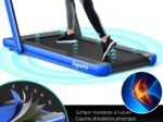 2 in 1 Foldable Electric Treadmill 1 to 12 Km/H 0.75HP Motor Bluetooth Speaker