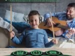 Electronic Drums 9 Pads MIDI Function 2 Stereo Speakers 2 Pedals 2 Sticks 7 Tythms and 4 Songs