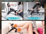 Foldable Pedal Exerciser LED Screen Adjustable Resistance Arm Leg Exercise