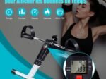 Foldable Pedal Exerciser LED Screen Adjustable Resistance Arm Leg Exercise