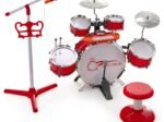 Jazz Drum Kit for Kids 5 Drums Keyboard 8 Keys 11 Function Keys