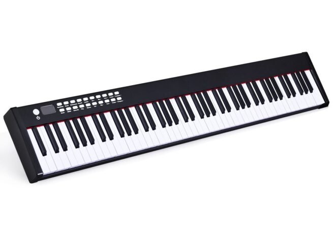 Children Digital Piano Keyboard 88 Keys with MIDI and Bluetooth Function