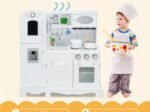 Children's Kitchen with Phone and Blackboard Light Sound Effect