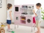 Children's Kitchen with 16 Accessories 3 Adjustable Height Sounds Lights