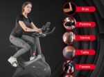 Magnetic Bike Limitless Resistance with Adjustable Saddle LCD Screen Belt System