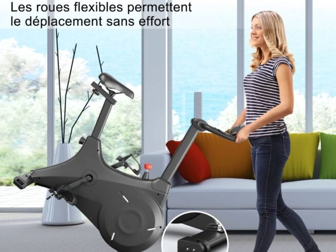 Magnetic Bike Limitless Resistance with Adjustable Saddle LCD Screen Belt System