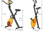 Magnetic Exercise Bike 8 Resistance Levels with 2.5KG Flywheel Foldable