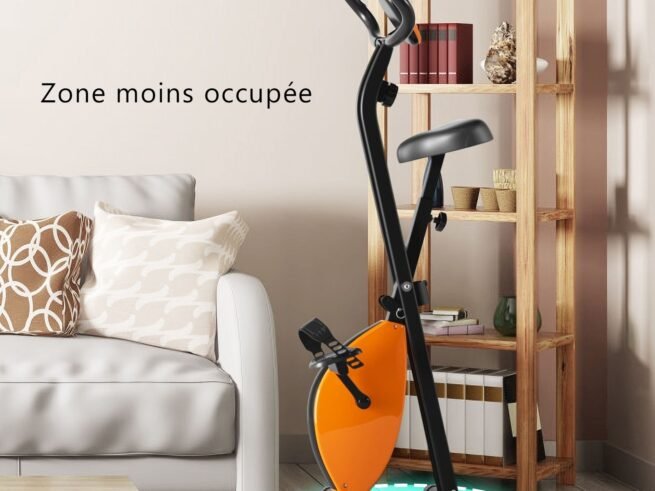 Magnetic Exercise Bike 8 Resistance Levels with 2.5KG Flywheel Foldable